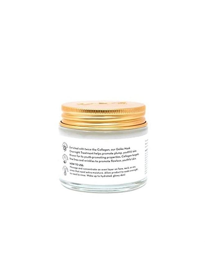 The Crème Shop - Korean Skincare | Overnight Gel Mask for Moisturizing and Hydrating, Anti-Aging, Brightening, Relief facial skin care - 2.36 oz (Collagen) - Image 1