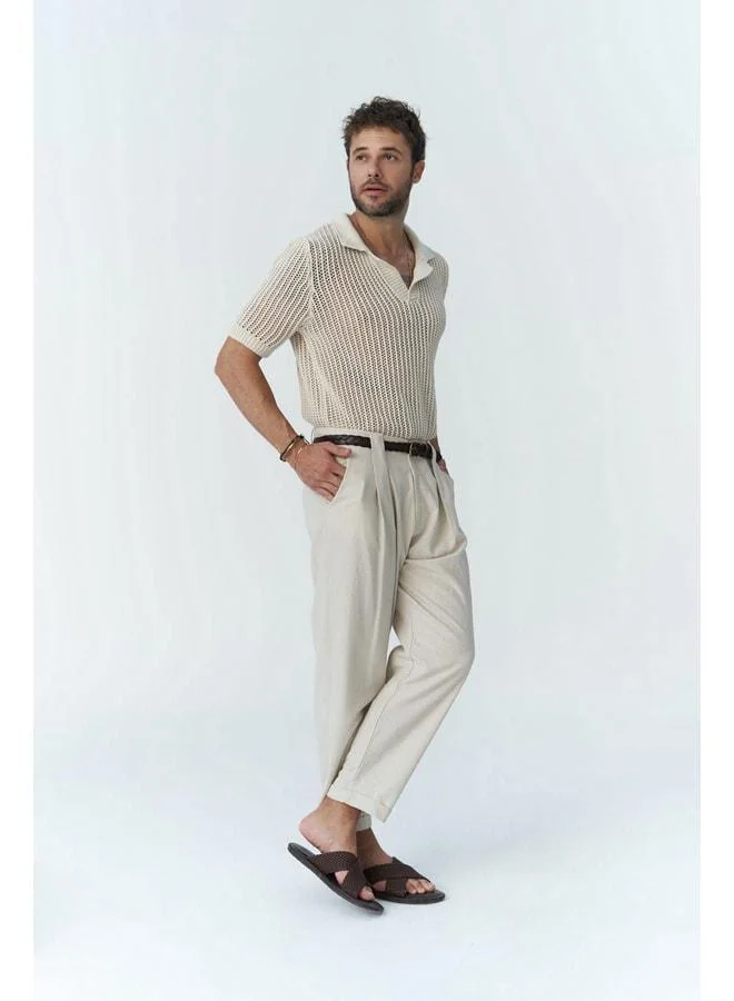 Elliot Beige Men's Pants