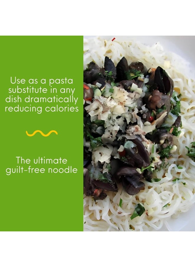 Miracle Noodle Angel Hair Pasta, 7 Oz (Pack of 6), Plant Based Shirataki Konjac Noodles, 5 Calories, 1g Net Carbs Per Serving, Keto, Gluten-Free - Image 3