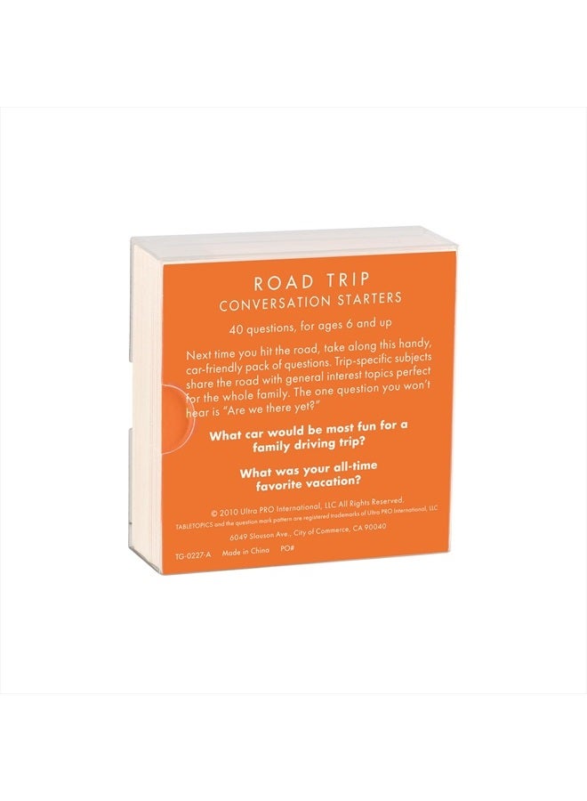 TableTopics Road Trip to Go - 40 Conversation Cards for Kids and Families in The Car, Game for Fun & Connection During Travel, Delightful Stocking Stuffer - Image 2