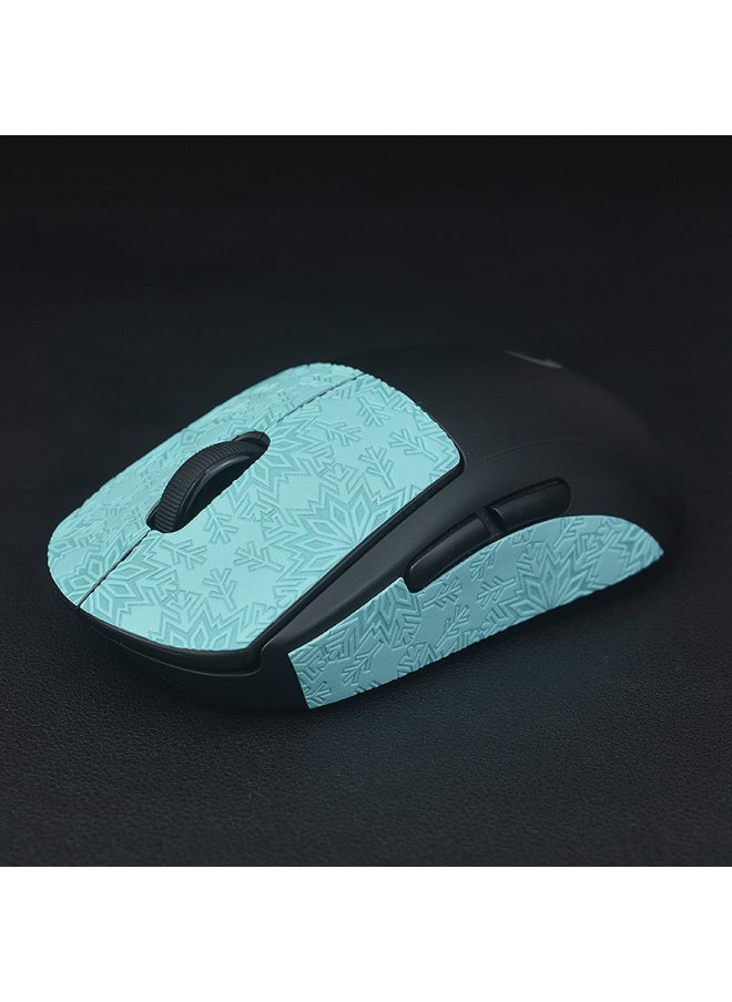 Anti-slip Mouse Pad Logitech Gpw First Second Generation Specialized Lizard Skin Sweat Absorption Anti-slip Sticker-Color:GPW Generation Snow Pattern-Blue