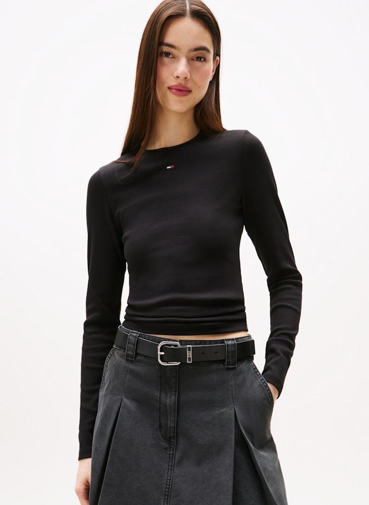 TOMMY JEANS Logo Crew Neck T-Shirt - Image 1