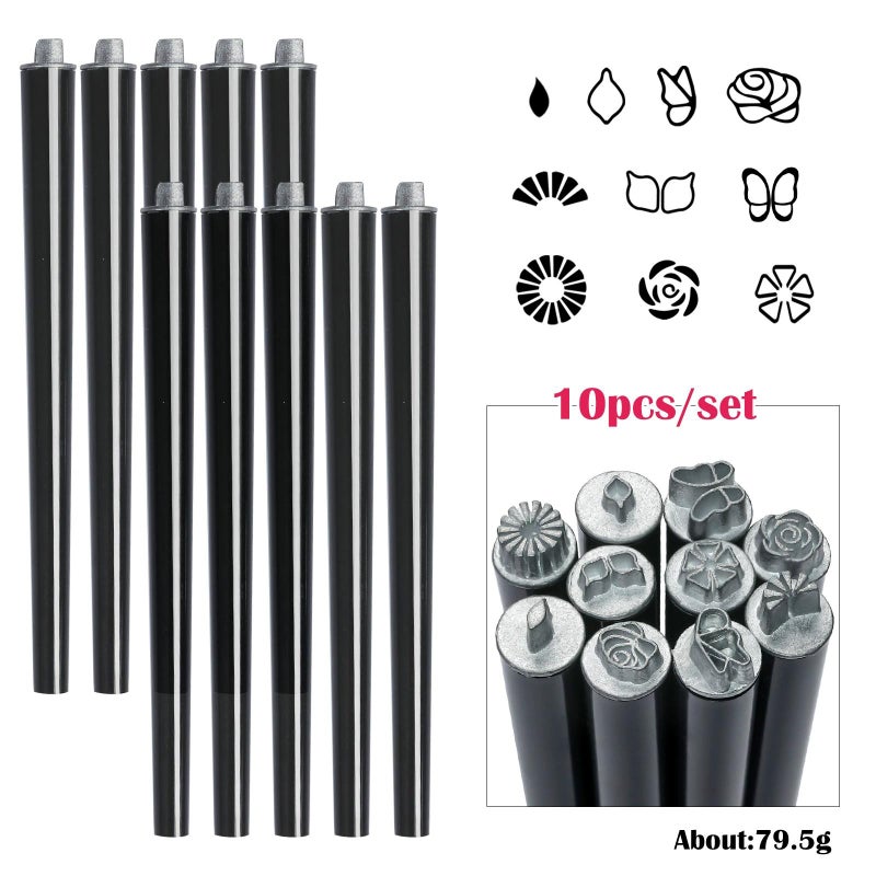 Silicone Head Nail Seal Pen black 15PC - Image 5