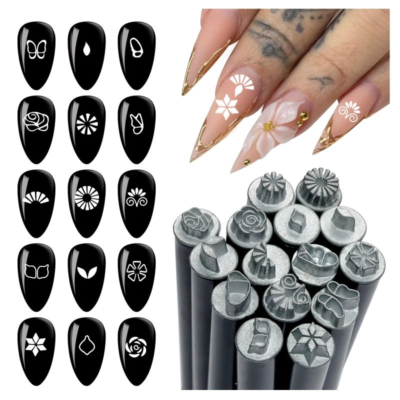 Silicone Head Nail Seal Pen black 15PC - Image 2
