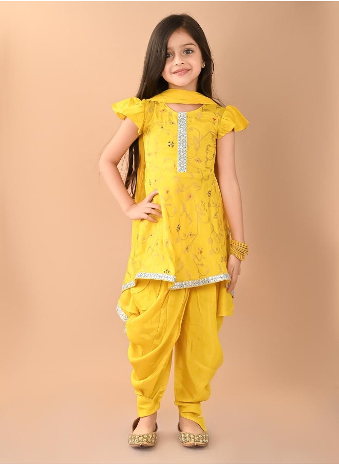 LILPICKS - Embellished Anarkali Kurta Pajami Set - Image 1