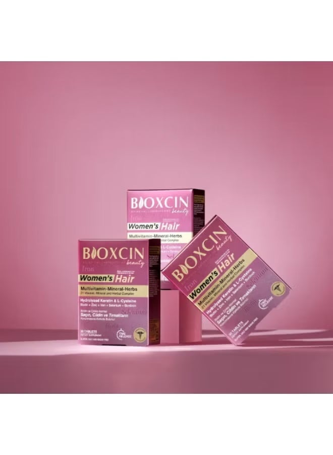 بيوكسين أقراص بيوكسين للشعر للنساء، 30 قرصًا - دعم غذائي لشعر صحي وقوي - Image 2