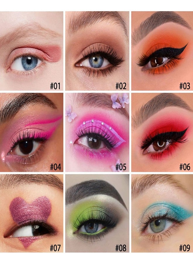 Wismee Eyeshadow Stick Makeup Cosmetics Stick Cream EyeShadow Stick Pencil Shimmer & Matte Eyeshadow Stick for Eye Makeup Eye Brightener Christmas Birthday Gifts for Women #1 - Image 5