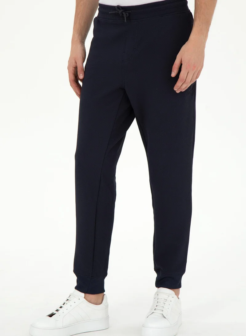 U.S. Polo Assn. Men's Textured Regular Fit Jogger Sweatpants