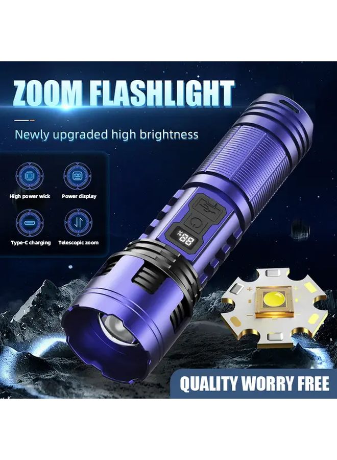 1pc Ultra Bright Tactical LED Flashlight 3 Modes Handheld Torch For Hiking Hunting - Image 4