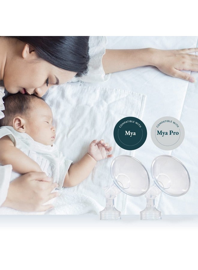 Ameda MYA Breast Pump Replacement Flanges 24mm, Comfort Fit Angled Flange, 2 Count (1 Pair) | Discontinued | NOT Compatible with The MYA Joy or MYA Joy Plus - Image 5