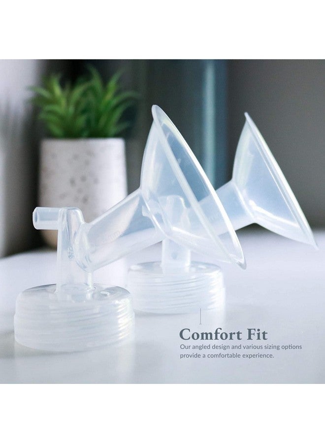 Ameda MYA Breast Pump Replacement Flanges 24mm, Comfort Fit Angled Flange, 2 Count (1 Pair) | Discontinued | NOT Compatible with The MYA Joy or MYA Joy Plus - Image 4
