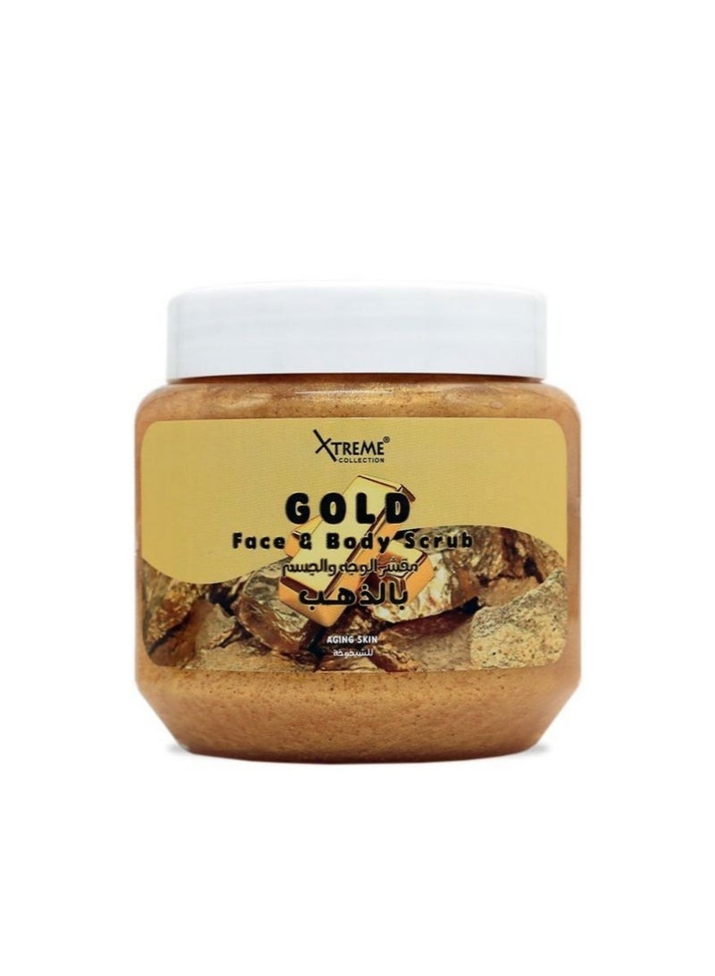 Xtreme Collection Gold Face & Body Scrub 500ml