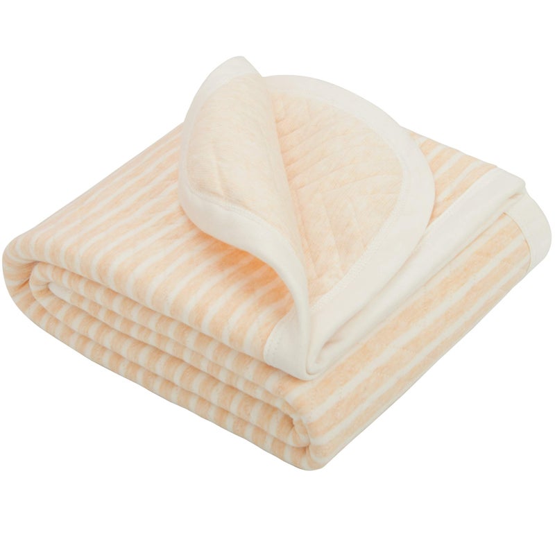 NTBAY NTBAY Jersey Cotton Quilted Toddler Blanket Breathable and Warm for Boys and Girls Baby Blanket 30x40 Inches Yellow 