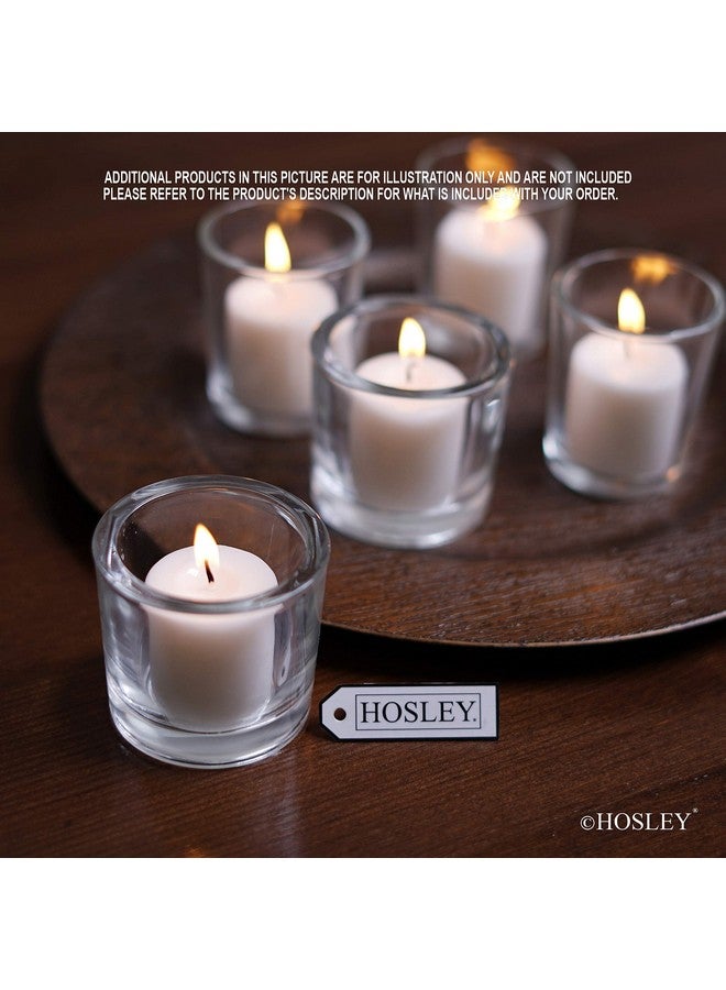 Hosley Set of 30 Unscented White Votive Candles - Bulk Pack, Clean-Burning, Long-Lasting 10-12 Hour Burn Time - Ideal for Weddings, Home Décor, Spa, and Events - Image 4