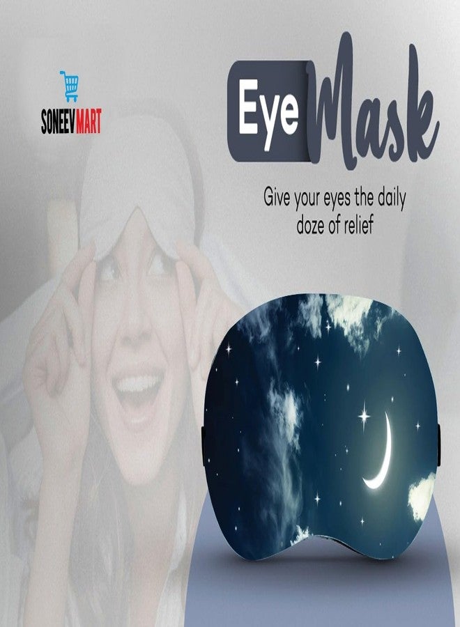 SONEEV MART قناع العين الجل الفاخر من سونيف مارت للاسترخاء المهدئ وتخفيف التوتر، قابل لإعادة الاستخدام والعلاج البارد، مثالي للعيون المنتفخة والهالات السوداء وتخفيف الصداع [عبوة من قطعتين] - Image 3