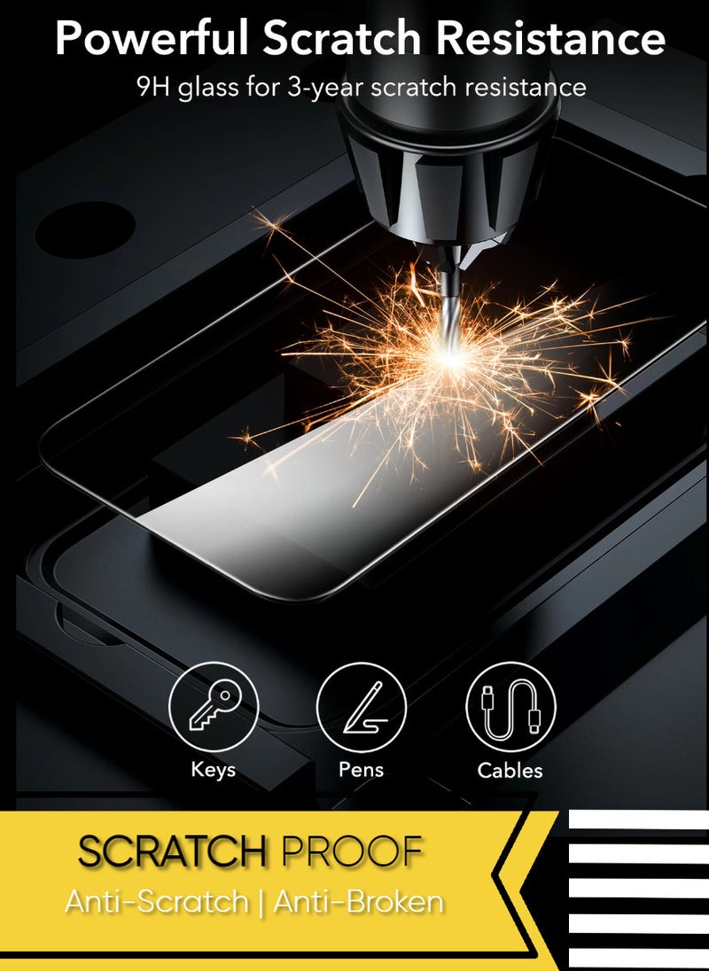 ESD 2 Pieces Tempered Dustproof Privacy Glass Screen Protector Compatible For iPhone XS Max - Image 5