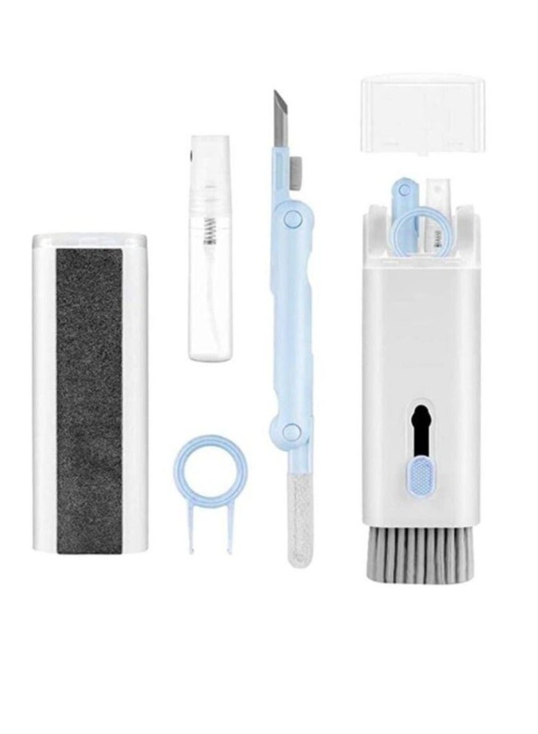 Laptop Cleaner, 7 in 1 Keyboard Cleaner Set, Computer MacBook Earphone Cleaning Kit, Tablet and Screen Dust Brush Including Soft Sweep, Swipe, 3 in 1 Airpod Cleaner Pen, Key Puller and Spray Bottle - Image 2