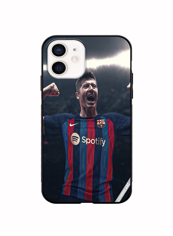 COVERSCART غطاء حماية لجهاز آبل آيفون 11 بتصميم برشلونة متعدد الألوان - Image 1