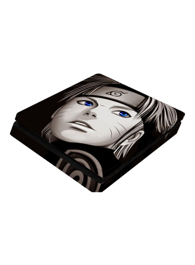 Beauenty 4-Piece Cartoon Printed Console And Controller Sticker Set For Sony PlayStation 4 Slim - Image 4