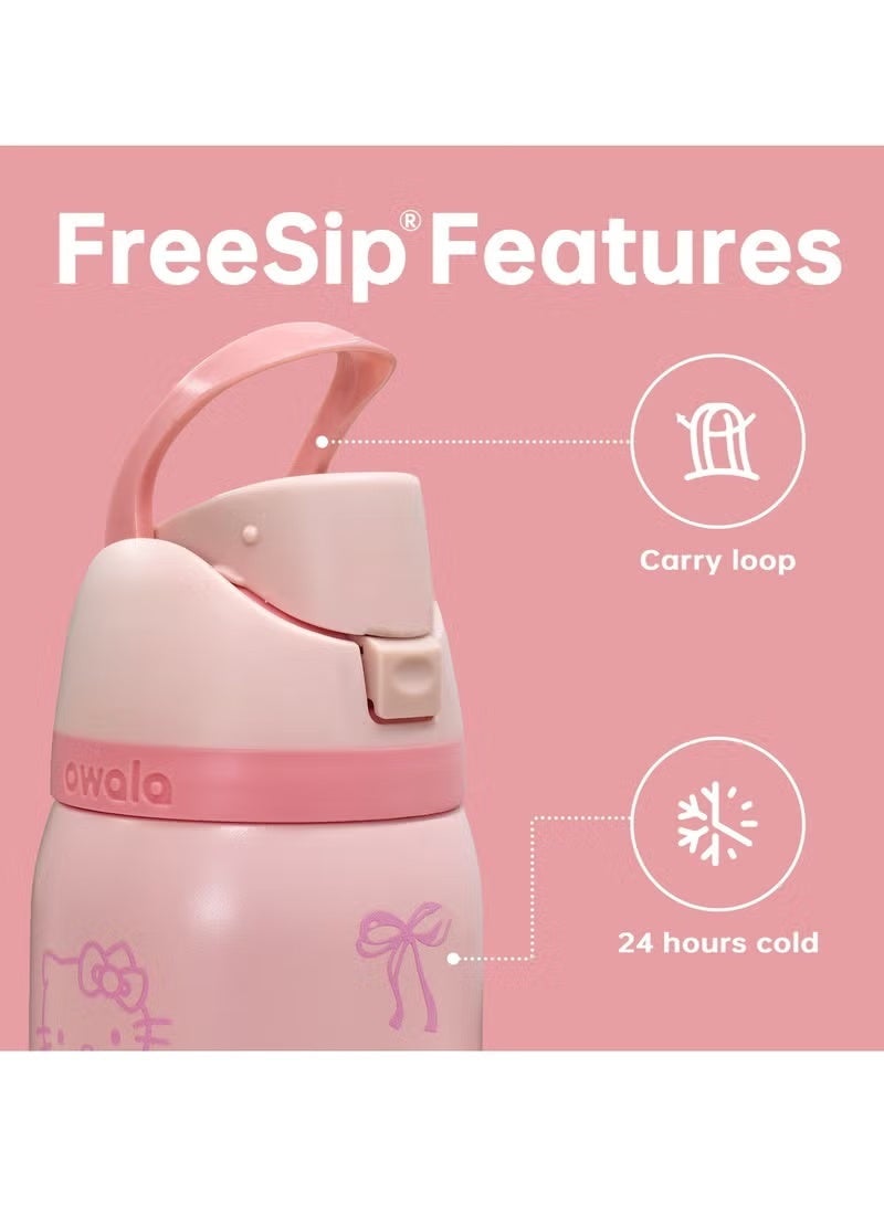 Owala FreeSip Insulated Stainless Steel Water Bottle with Straw for Sports Travel and School BPA-Free Sports Water Bottle (Pink 32OZ) - Image 5