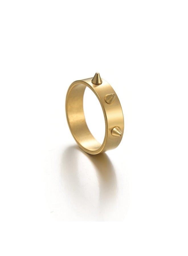 European And American Punk Wind Self-defense Wolf Ring 3 Nails Emergency Defense Ring 6mm Electroplating Men's And Women's Lovers elry