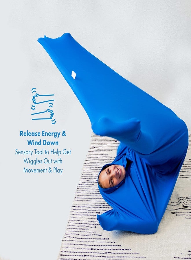 Harkla Body Sock - Sensory Socks for Kids - Stretchable Sack to Help Kids Relax and Focus - Easy to Wash Breathable Sensory Full Body Sock for Children - Small 40" x 27" - Image 5