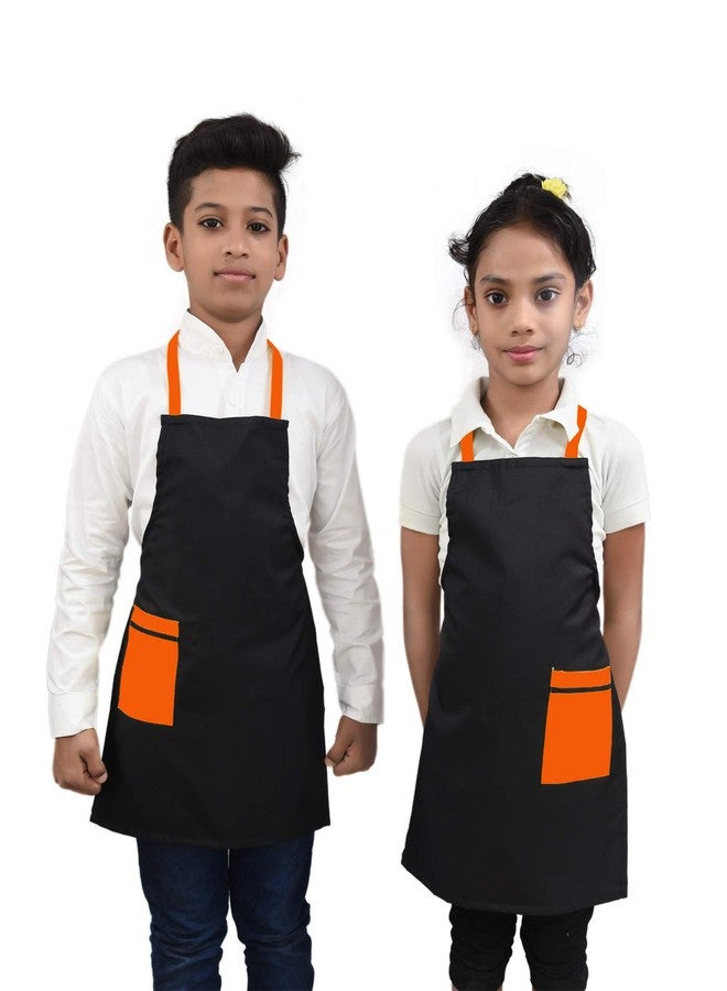 Switchon® Waterproof Kids Polyester Multipurpose Apron with Front Pocket for Cooking, Painting, Art & School Activities | Suitable for Boys & Girls Age 5-12 Years | Pack of 2 - Image 1