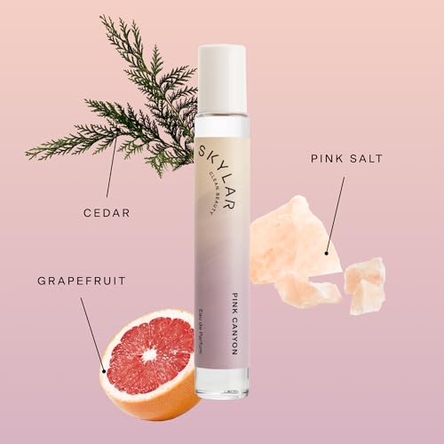 Skylar Pink Canyon Eau de Parfum - Hypoallergenic & Clean Perfume for Women & Men, Vegan & Safe for Sensitive Skin - Notes of Grapefruit, Pink Salt & Cedar - 10mL /0.33 Fl oz - Image 2