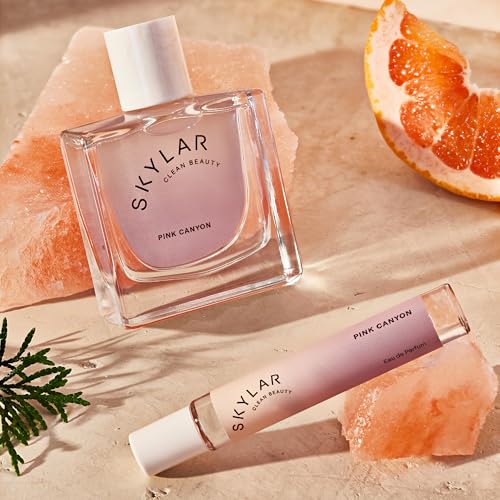Skylar Pink Canyon Eau de Parfum - Hypoallergenic & Clean Perfume for Women & Men, Vegan & Safe for Sensitive Skin - Notes of Grapefruit, Pink Salt & Cedar - 10mL /0.33 Fl oz - Image 3