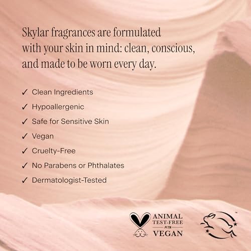 Skylar Pink Canyon Eau de Parfum - Hypoallergenic & Clean Perfume for Women & Men, Vegan & Safe for Sensitive Skin - Notes of Grapefruit, Pink Salt & Cedar - 10mL /0.33 Fl oz - Image 5