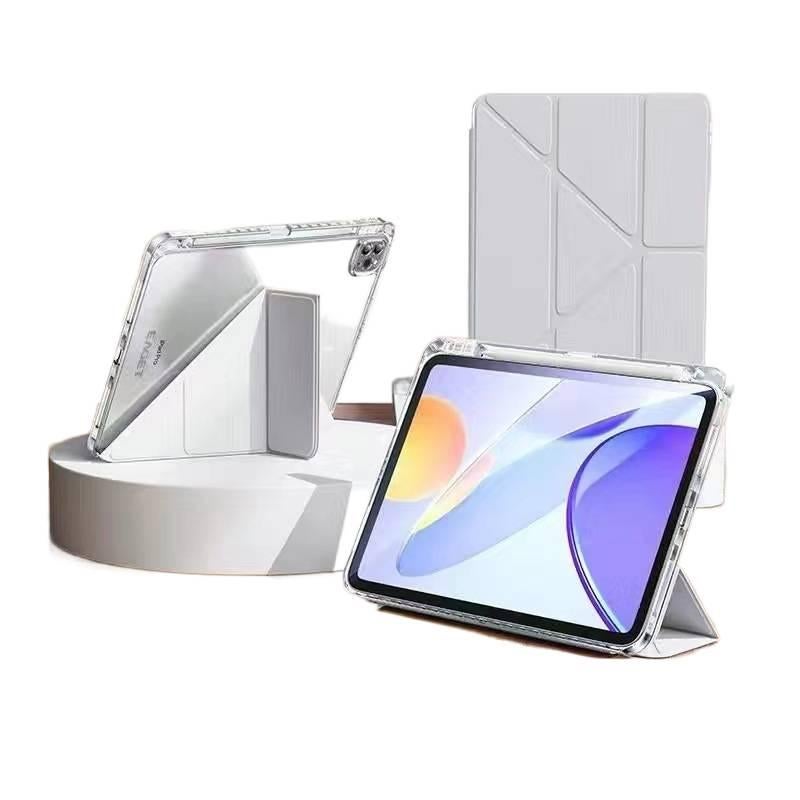 DGG حافظة آيباد شفافة بظهر واضح لجهاز عدة موديلات آيباد باللون شفاف بظهر شفاف iPad - Image 1