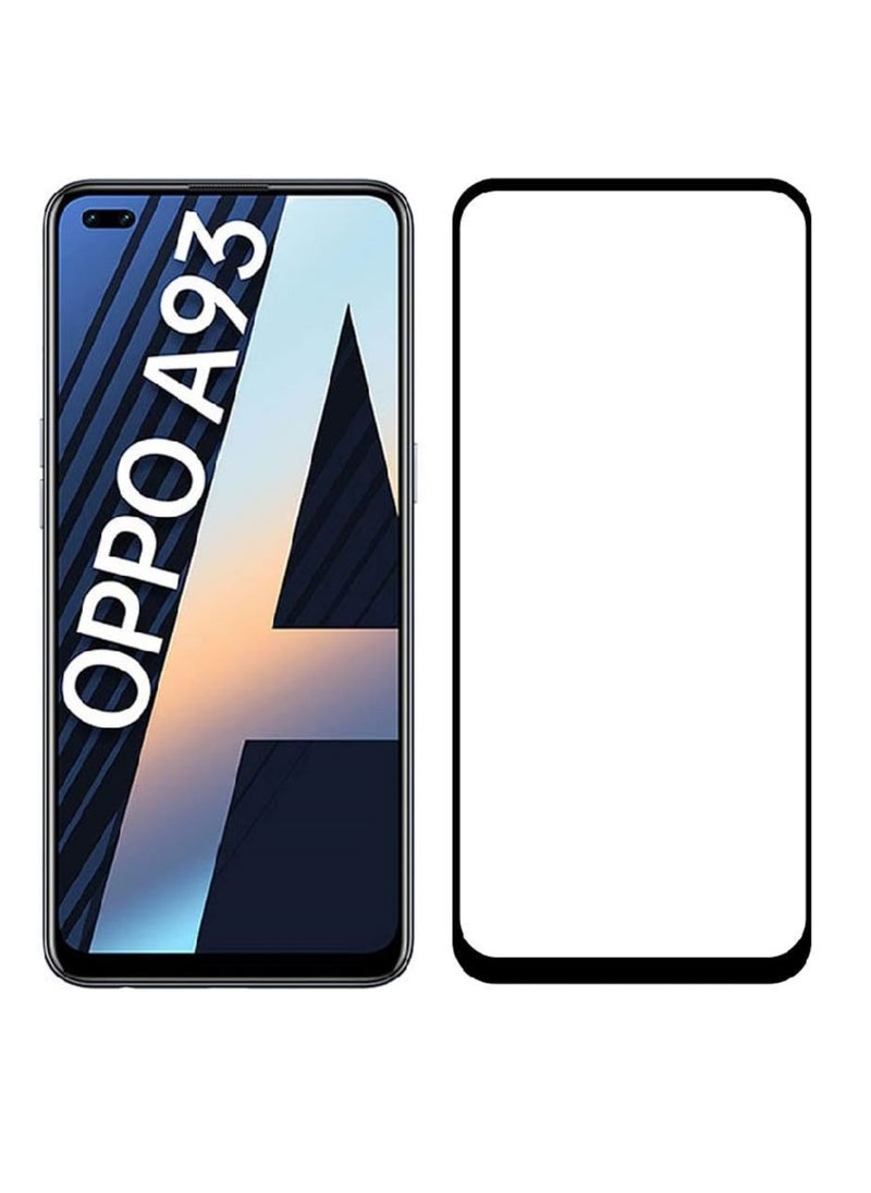 Super Tempered Glass Screen Protector 5D Designed For Oppo A93 Full Glue Edge to Edge Full Screen Coverage And Bubble Free - Image 1