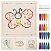JAiiMen Montessori Wooden Lacing Toys for Toddlers and Kids Ages 24 57 Sewing Kit Fine Motor Skill Busy Board Education Sensory Preschool Toy for 1 2 3 4 Year Olds Birthday Gift for Boys and Girls - Image 3