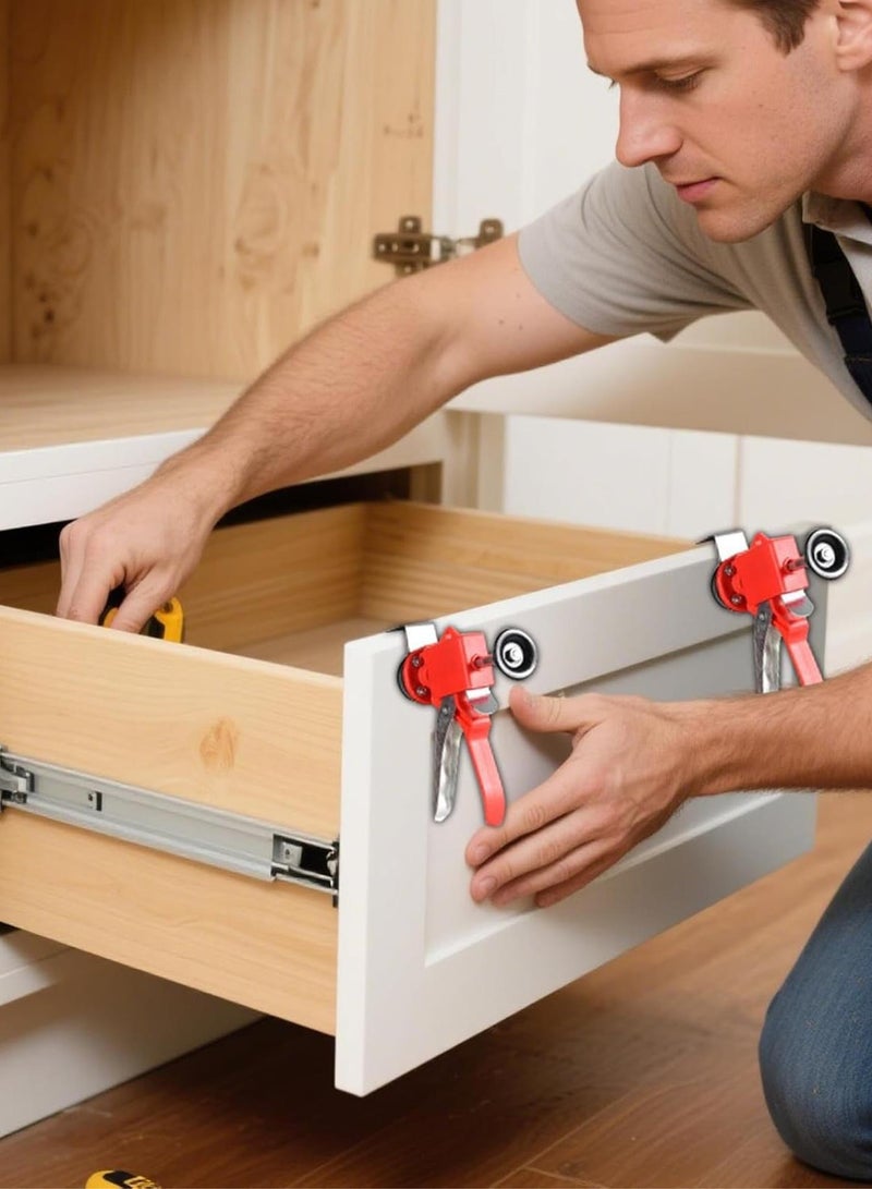 GGOOT Drawer Jig - Cabinet Jig for Installing | Rust-Resistant, Precision Mounting Tool, Multifunctional Hardware for Home Improvement - Image 2