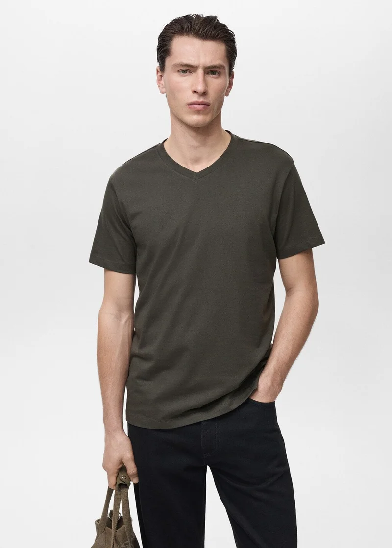 Mango Man V-Neck T-Shirt