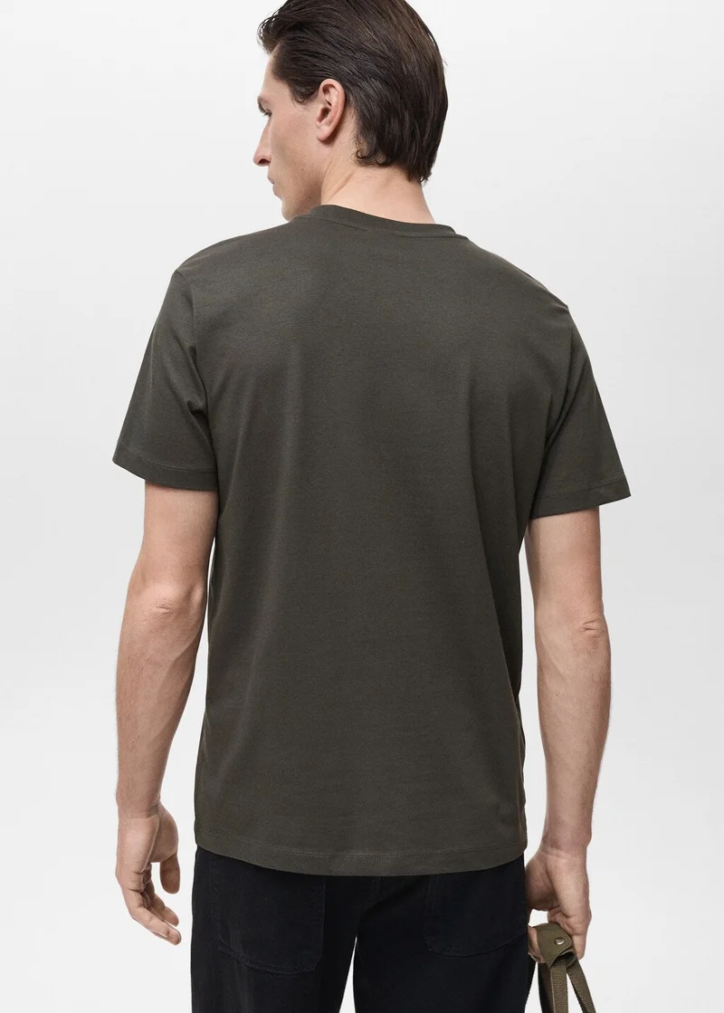 Mango Man V-Neck T-Shirt
