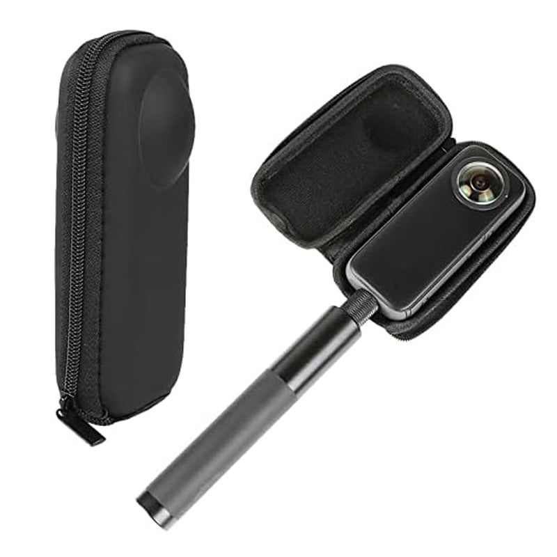 Action Pro Mini PU Protective Storage Collection Box Compatible with Insta 360 ONE X /X2 Action Camera, Black - Image 1