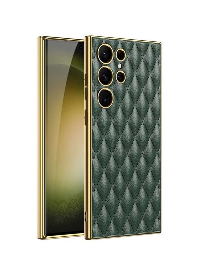 GKK Samsung Galaxy S24 Ultra Case Cover Pu Leather with Fashion Design Anti-drop Waterproof Comfortable Touch Feel back Cover Support Wireless Charging Camera Len Screen Protector Shell - Image 1