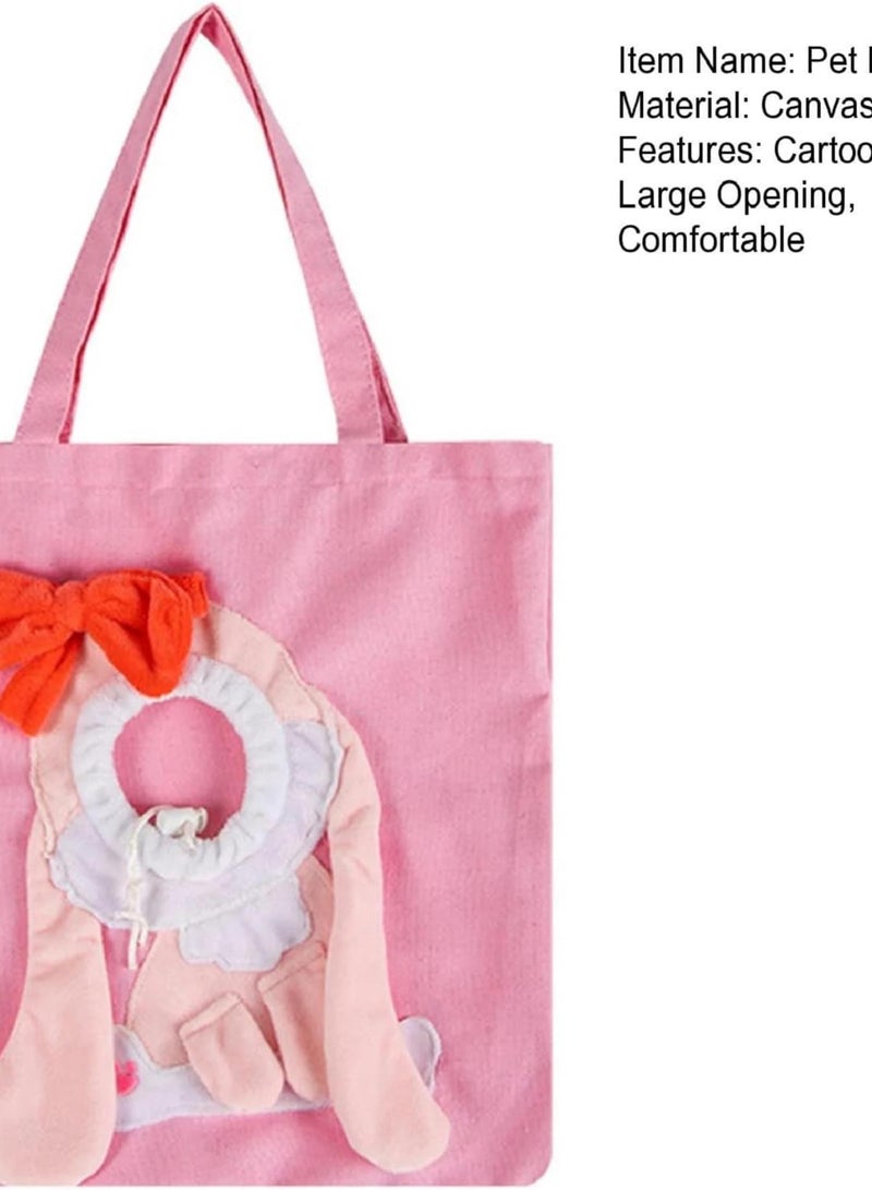 GGOOT # Pet Bag Large Opening Breathable Large Canvas Panda Shape Pet Cat Travel Bag Outdoor Products Convenient For Cat Lovers To Bring - Image 4