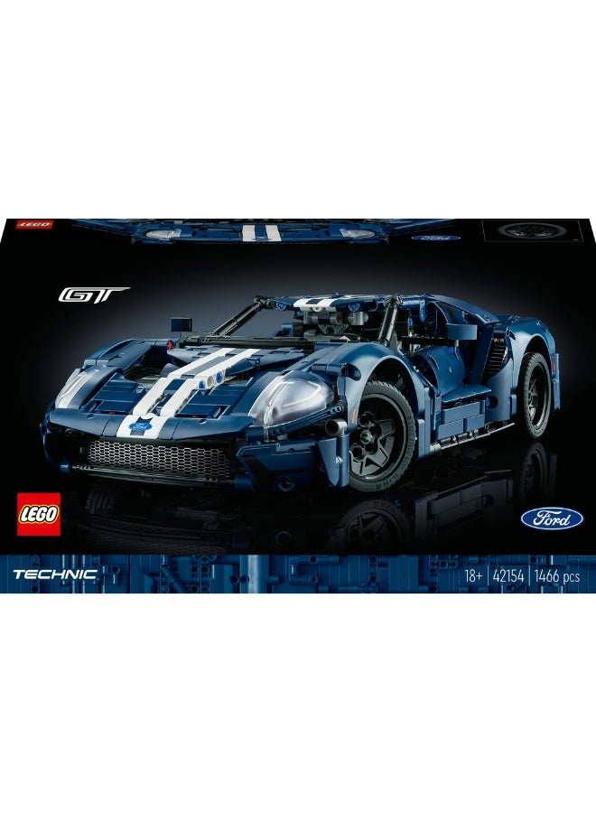 LEGO Technic 2022 Ford GT 42154 Building Kit for Adults (1466) Pieces, 18+ - Image 2