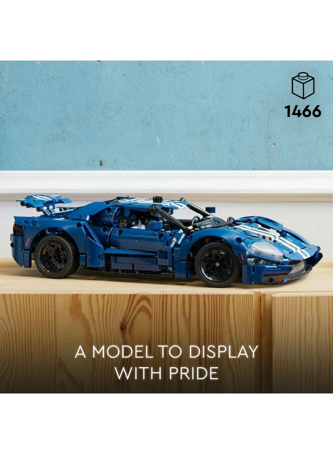 LEGO Technic 2022 Ford GT 42154 Building Kit for Adults (1466) Pieces, 18+