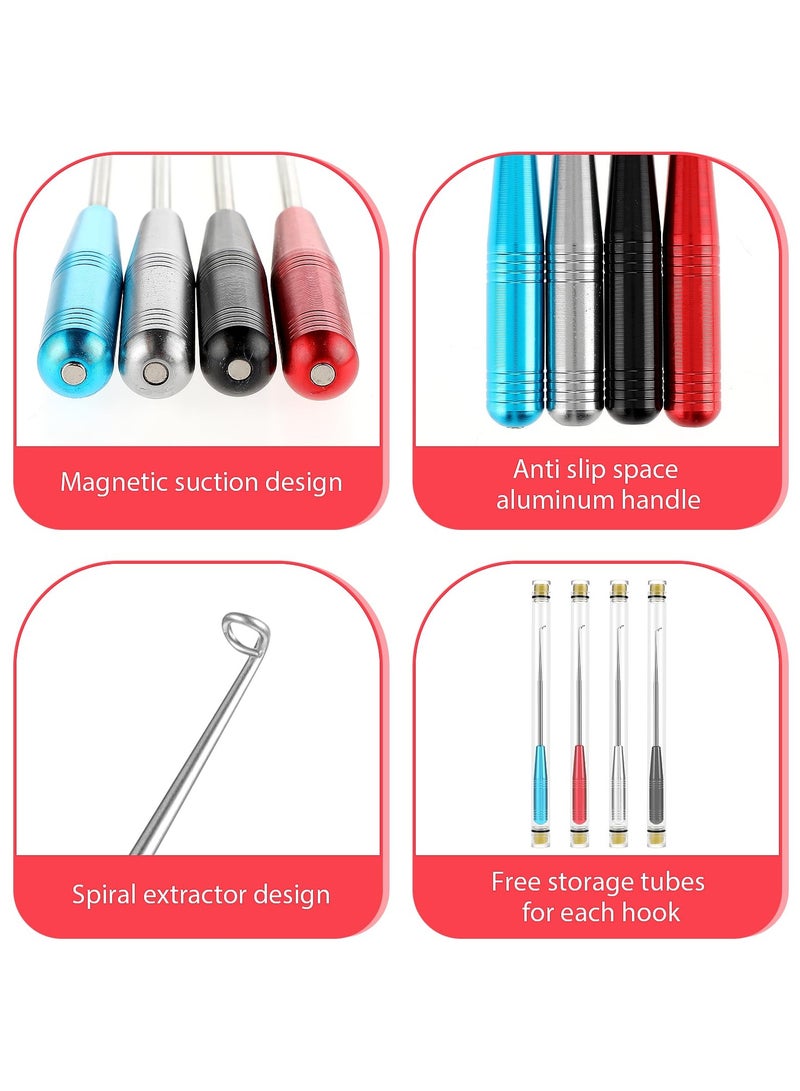 SUNSAR 4 Pcs Multi  functional Fishing Hook Remover  Quick and Secure Hook Disconnect Tools with Storage Tube Accessories for Fishing Gear Kit - Image 3