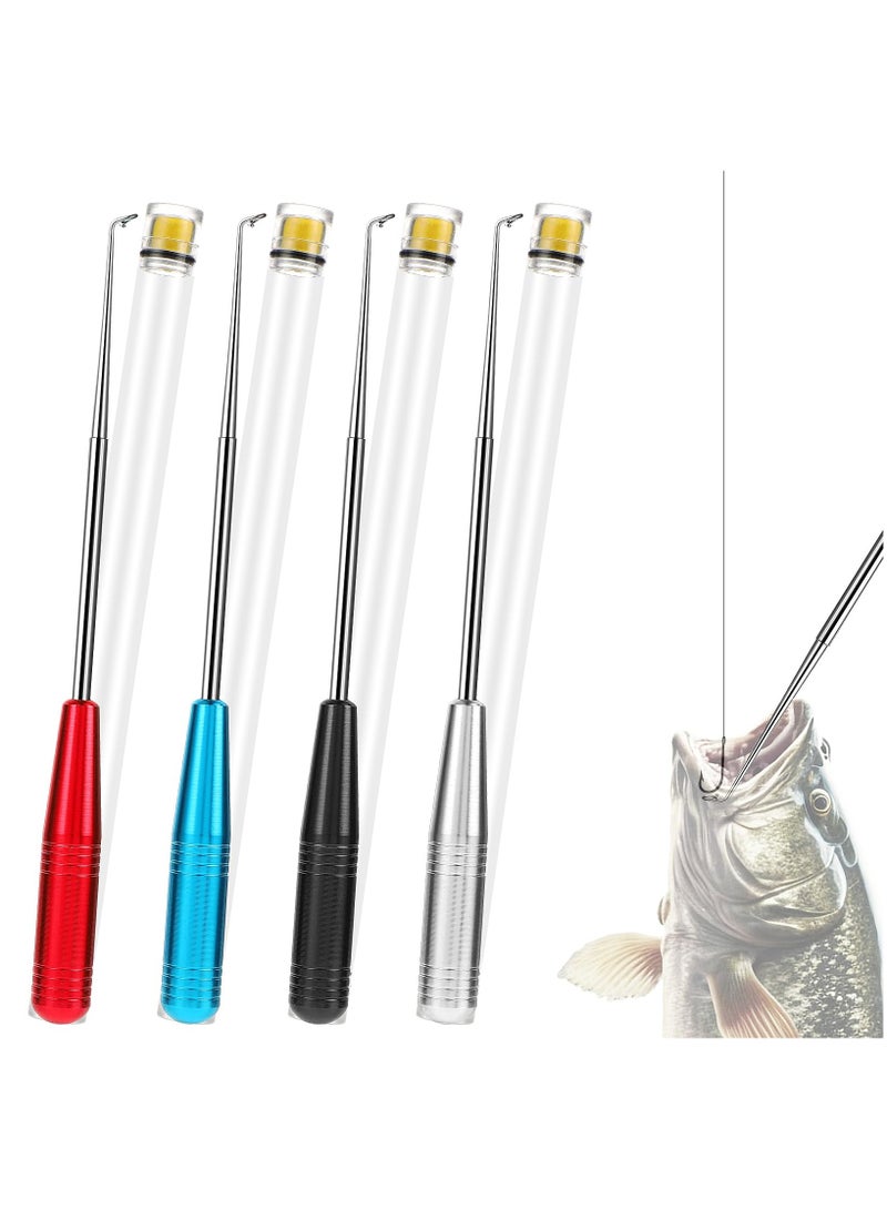 SUNSAR 4 Pcs Multi  functional Fishing Hook Remover  Quick and Secure Hook Disconnect Tools with Storage Tube Accessories for Fishing Gear Kit - Image 1