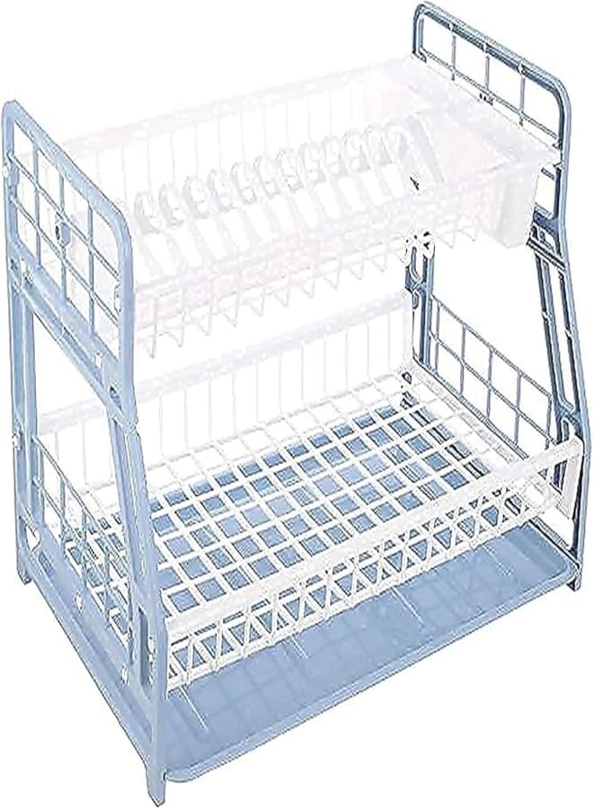 El Yassin Plastic dish rack with drying tray from Al 60 x 40 cm, Assorted color