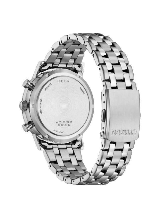 سيتيزن Chronograph Men's Watch CA4630-53X, 42 mm Green Dial, Stainless Steel Case & Bracelet, 50 m WR - Image 3