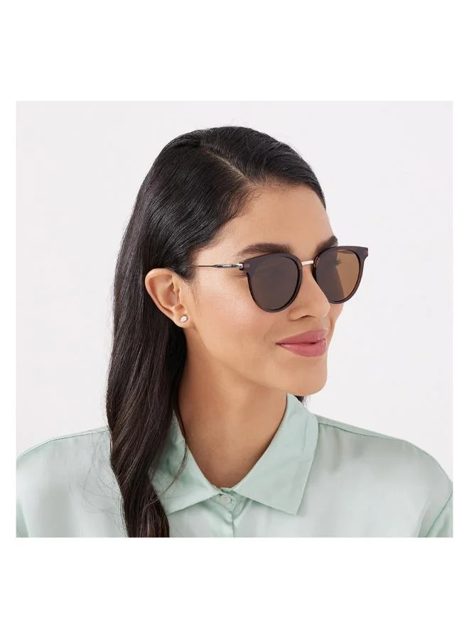 30Sundays 30Sundays FLARE Women’s Round Sunglasses with UV400 Protection