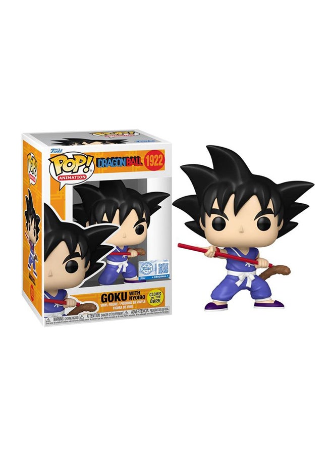 Funko Animation: Dragon Ball Goku Nyoibou Glow-In-The-Dark Exclusive Vinyl Figure  - Image 1