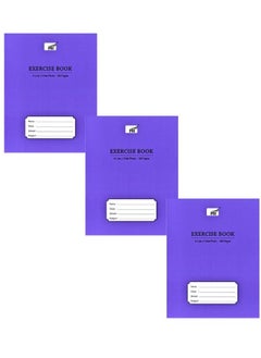 Psi 3-Piece Exercise Note Book Four Lined With One Side Plain 100 Pages  - Image 1