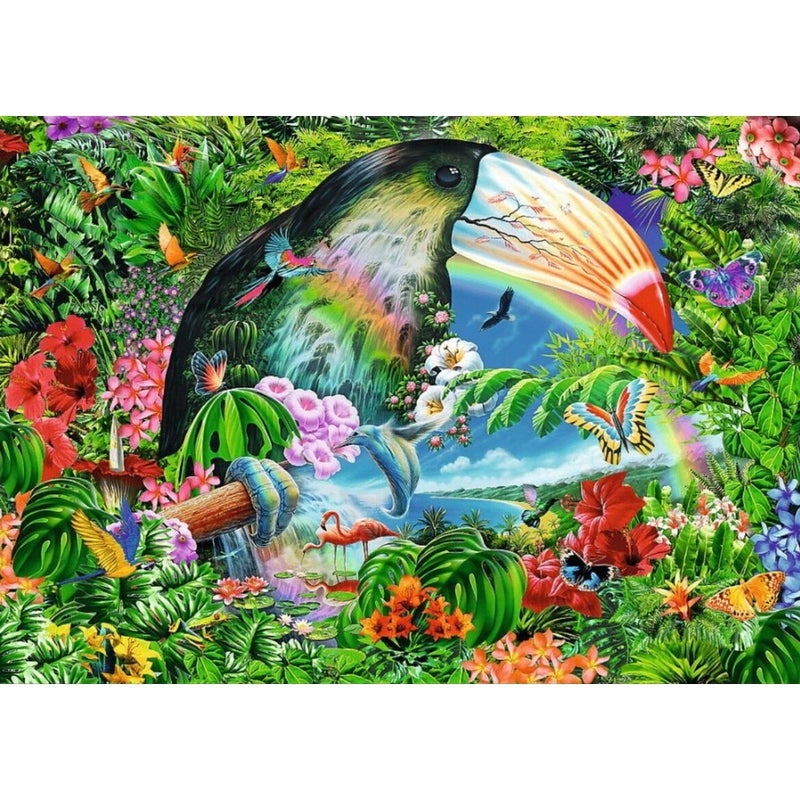 Trefl - Tropical Animals Spiral Puzzle 1040 Pieces - 40014 - Image 2