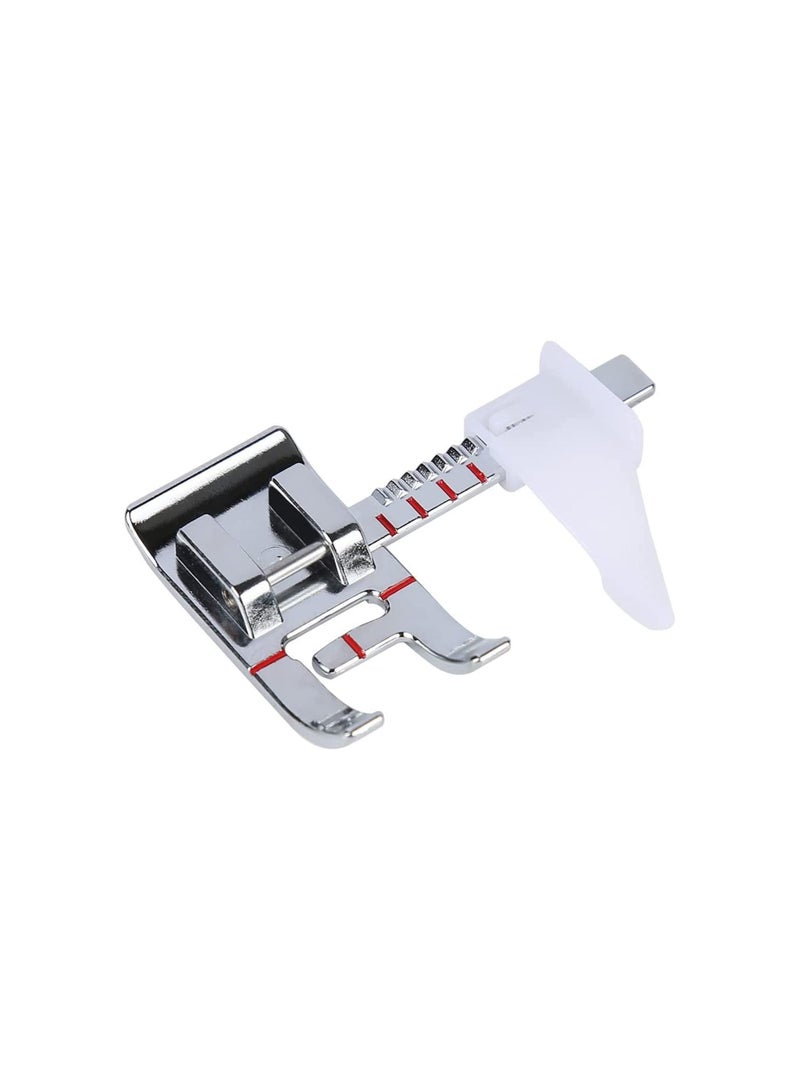 Y&D Adjustable Guide Sewing Machine Presser Foot, Fits for Low Shank Domestic Machine, Snapping On Brother, Babylock, Singer, Janome , Juki, New Home and More Machines - Image 1